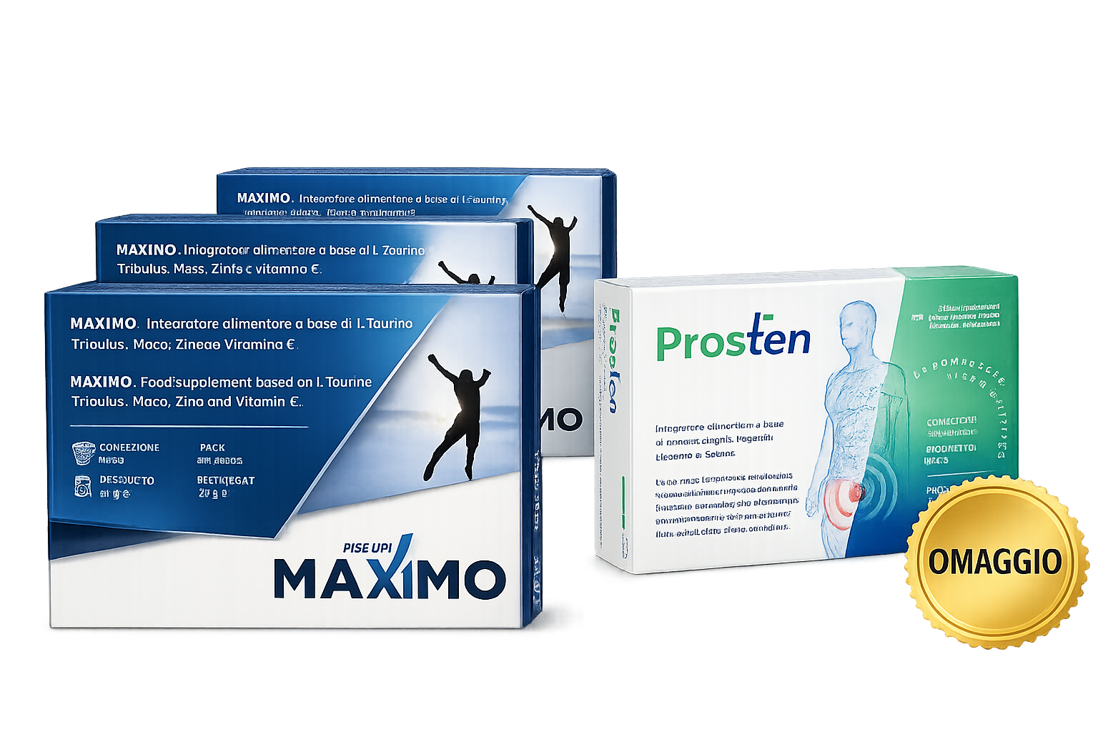 Bundle 3x Maximo RiseUp + Prosten Omaggio